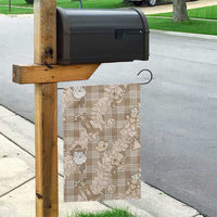 Khaki Palaka Hawaii Cowboy Christmas Garden Flag Paniolo Mix Maile Lei - Polynesian Pride