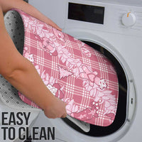 Pink Palaka Hawaii Cowboy Christmas Bathroom Set Paniolo Mix Maile Lei - Polynesian Pride