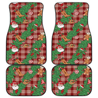 Red Palaka Hawaii Cowboy Christmas Car Mats Paniolo Mix Maile Lei - Polynesian Pride