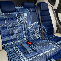 Samoa Siapo Motif Back Car Seat Cover Classic Style - Bue Ver LT7 - Polynesian Pride