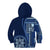 Samoa Siapo Motif Kid Hoodie Classic Style - Bue Ver LT7 - Polynesian Pride