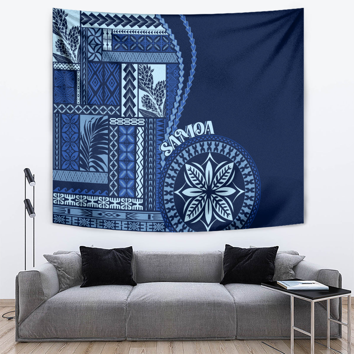 Samoa Siapo Motif Tapestry Classic Style - Bue Ver LT7 - Polynesian Pride