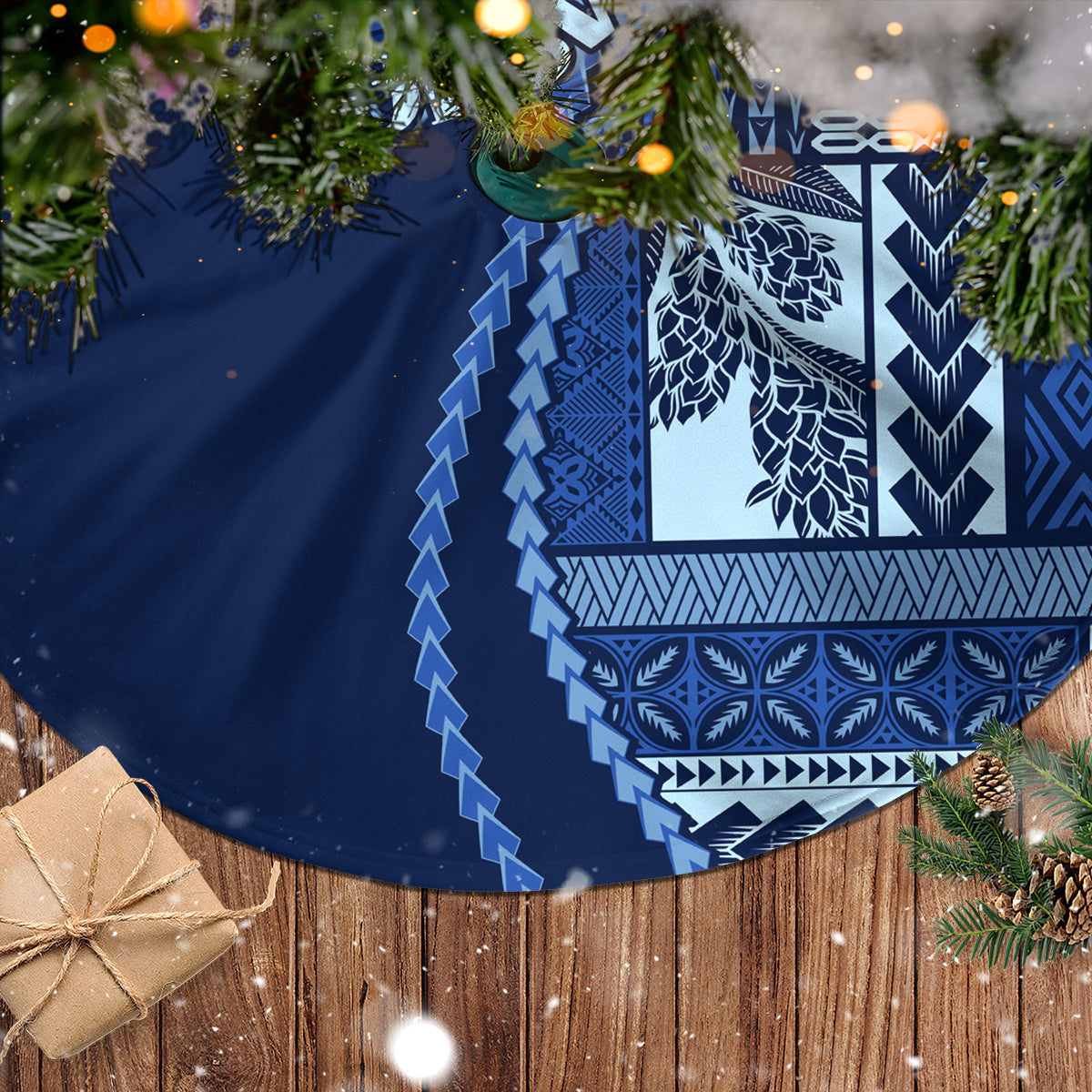 Samoa Siapo Motif Tree Skirt Classic Style - Bue Ver LT7 - Polynesian Pride