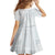 Samoa White Sunday Family Matching Tank Maxi Dress and Hawaiian Shirt Classic Siapo Style LT7 - Polynesian Pride