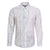 Samoa White Sunday Family Matching Tank Maxi Dress and Hawaiian Shirt Classic Siapo Style LT7 Dad's Shirt - Long Sleeve White - Polynesian Pride