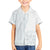 Samoa White Sunday Family Matching Tank Maxi Dress and Hawaiian Shirt Classic Siapo Style LT7 Son's Shirt White - Polynesian Pride