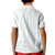 Samoa White Sunday Kid Polo Shirt Classic Siapo Style LT7 - Polynesian Pride