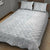 Samoa White Sunday Quilt Bed Set Classic Siapo Style LT7 - Polynesian Pride