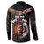 Aotearoa and Australia Indigenous Button Sweatshirt Stand Together For Te Tiriti
