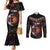 Aotearoa and Australia Indigenous Couples Matching Mermaid Dress and Long Sleeve Button Shirt Stand Together For Te Tiriti