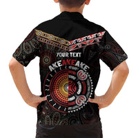Aotearoa and Australia Indigenous Family Matching Tank Maxi Dress and Hawaiian Shirt Stand Together For Te Tiriti LT7 - Polynesian Pride