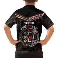 Aotearoa and Samoa Together For Te Tiriti Family Matching Puletasi and Hawaiian Shirt Kowhaiwhai Mix Siapo