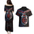 Aotearoa and Samoa Together For Te Tiriti Couples Matching Puletasi and Hawaiian Shirt Kowhaiwhai Mix Siapo - Flag Color