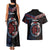 Aotearoa and Samoa Together For Te Tiriti Couples Matching Tank Maxi Dress and Hawaiian Shirt Kowhaiwhai Mix Siapo - Flag Color