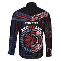 Aotearoa and Samoa Together For Te Tiriti Family Matching Mermaid Dress and Hawaiian Shirt Kowhaiwhai Mix Siapo - Flag Color