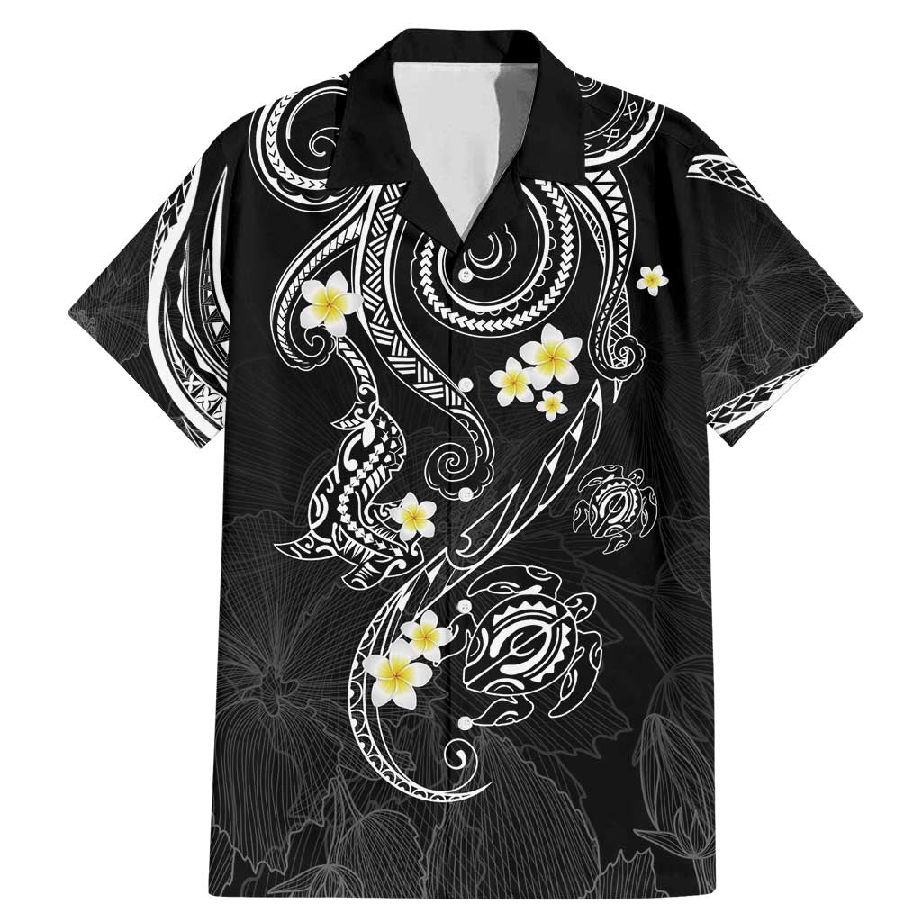 Polynesia Tribal Family Matching Mermaid Dress and Hawaiian Shirt Tentacles Plumeria