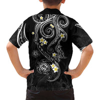 Polynesia Tribal Family Matching Tank Maxi Dress and Hawaiian Shirt Tentacles Plumeria LT7 - Polynesian Pride