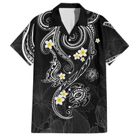Polynesia Tribal Hawaiian Shirt Tentacles Plumeria