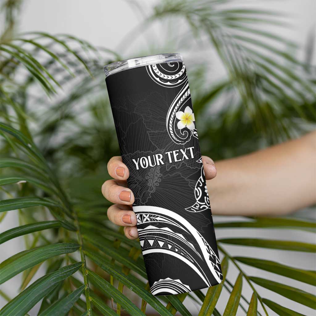 Polynesia Tribal Skinny Tumbler Tentacles Plumeria