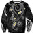 Polynesia Tribal Sweatshirt Tentacles Plumeria