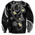 Polynesia Tribal Sweatshirt Tentacles Plumeria