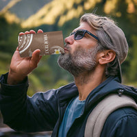 Polynesia Tribal 4 in 1 Can Cooler Tumbler Mocha Plumeria Tentacles