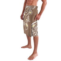 Polynesia Tribal Lavalava Mocha Plumeria Tentacles