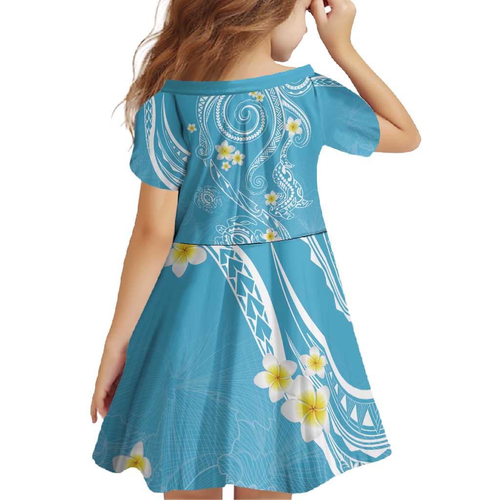 Polynesia Tribal Family Matching Tank Maxi Dress and Hawaiian Shirt Turquoise Plumeria Tentacles LT7 - Polynesian Pride