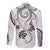 Polynesia Tribal Family Matching Summer Maxi Dress and Hawaiian Shirt White Plumeria Tentacles
