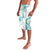 Polynesia Tribal Lavalava Teal Plumeria Tentacles