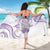 Polynesia Tribal Sarong Lilac Plumeria Tentacles