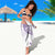 Polynesia Tribal Sarong Lilac Plumeria Tentacles