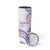 Polynesia Tribal Skinny Tumbler Lilac Plumeria Tentacles