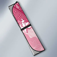 Bula Fiji Plumeria Tagimoucia Salusalu Pink Auto Sun Shade Kaiviti Masi - Polynesian Pride