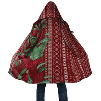 Women's Day Samoa Malu Tattoo Inspired Mix Teuila Cloak Scarlet