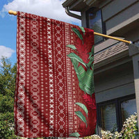 Women's Day Samoa Malu Tattoo Inspired Mix Teuila Garden Flag Scarlet