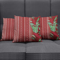 Women's Day Samoa Malu Tattoo Inspired Mix Teuila Pillow Cover Scarlet