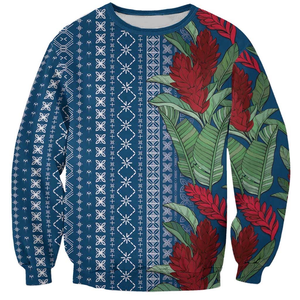 Women's Day Samoa Malu Tattoo Inspired Mix Teuila Sweatshirt Royal Blue LT7 Unisex Royal Blue - Polynesian Pride
