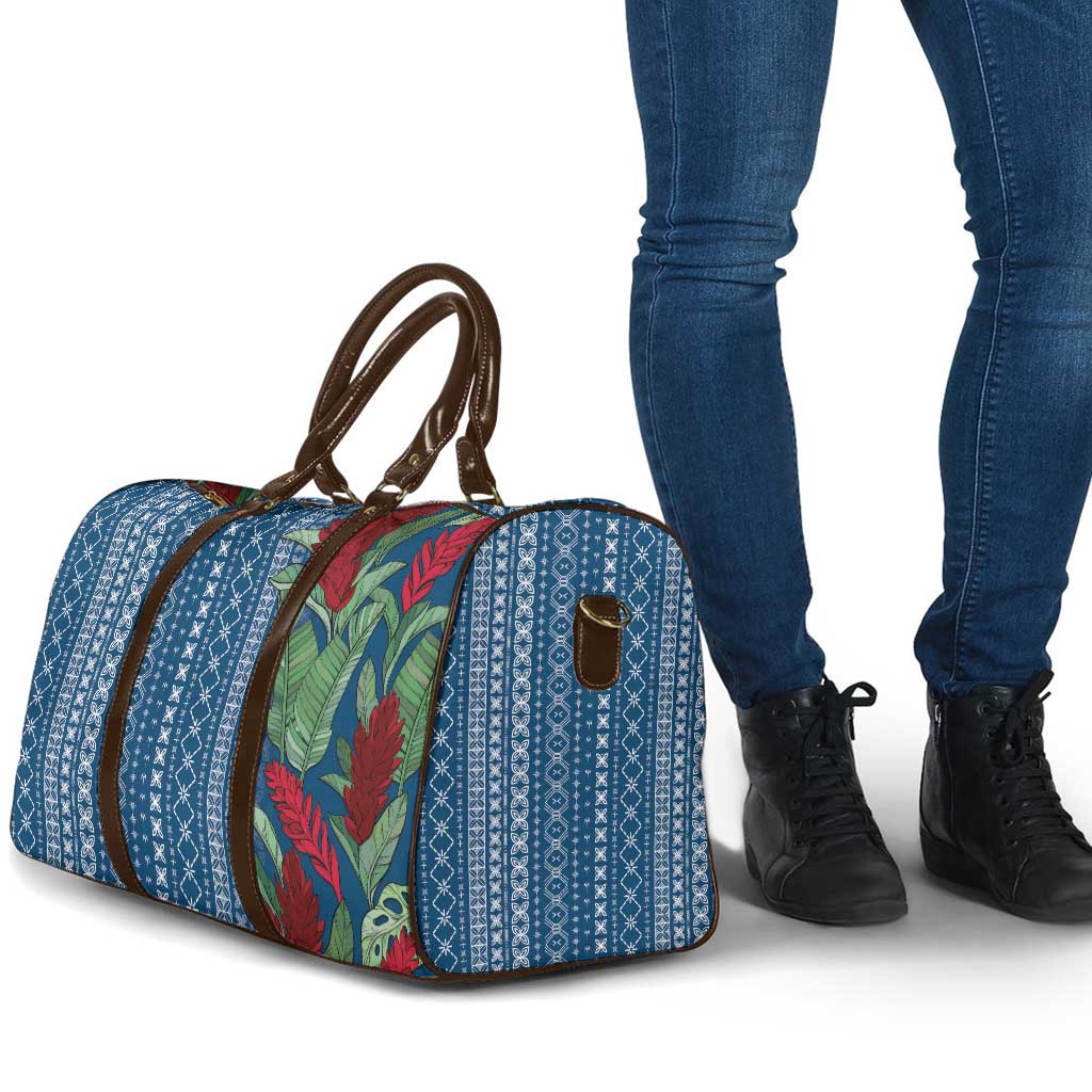 Women's Day Samoa Malu Tattoo Inspired Mix Teuila Travel Bag Royal Blue