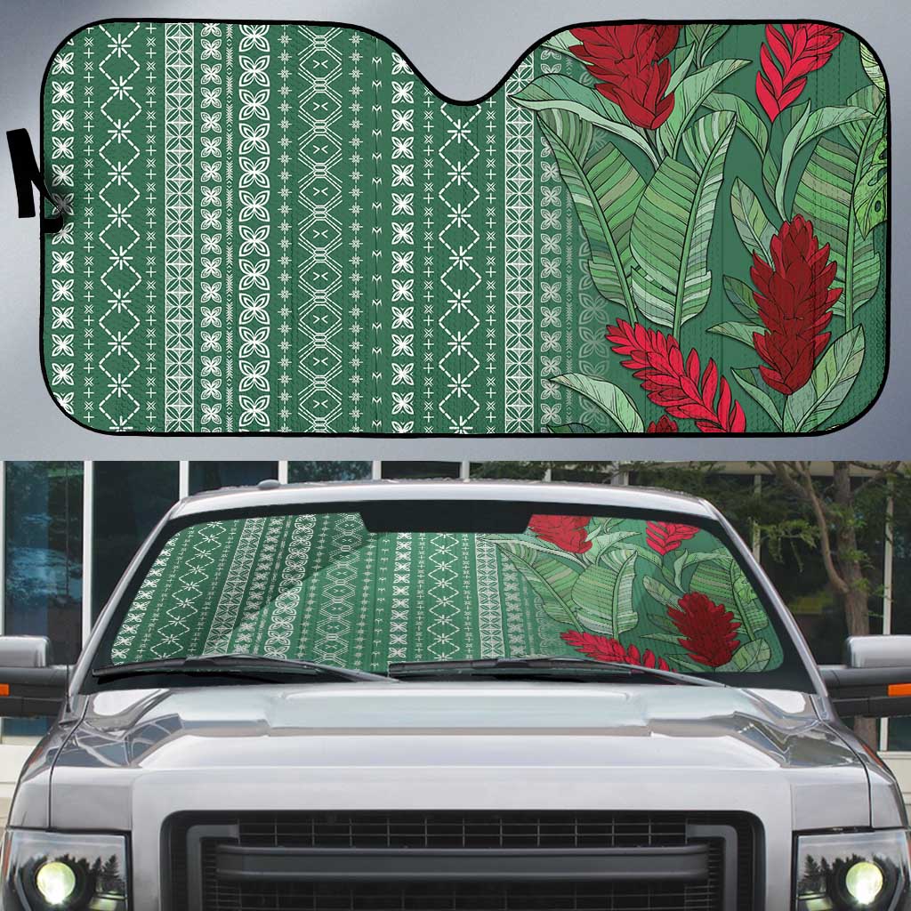 Women's Day Samoa Malu Tattoo Inspired Mix Teuila Auto Sun Shade Sage Green