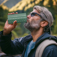 Women's Day Samoa Malu Tattoo Inspired Mix Teuila 4 in 1 Can Cooler Tumbler Sage Green