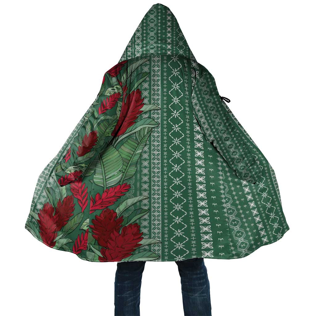 Women's Day Samoa Malu Tattoo Inspired Mix Teuila Cloak Sage Green