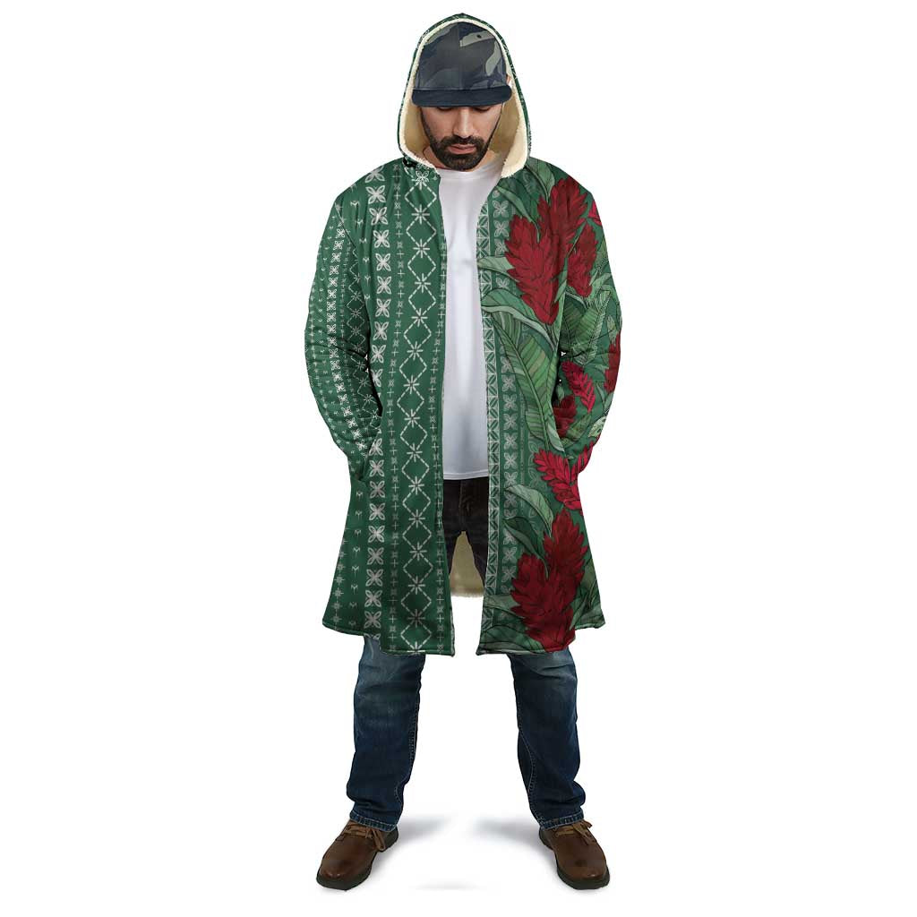 Women's Day Samoa Malu Tattoo Inspired Mix Teuila Cloak Sage Green