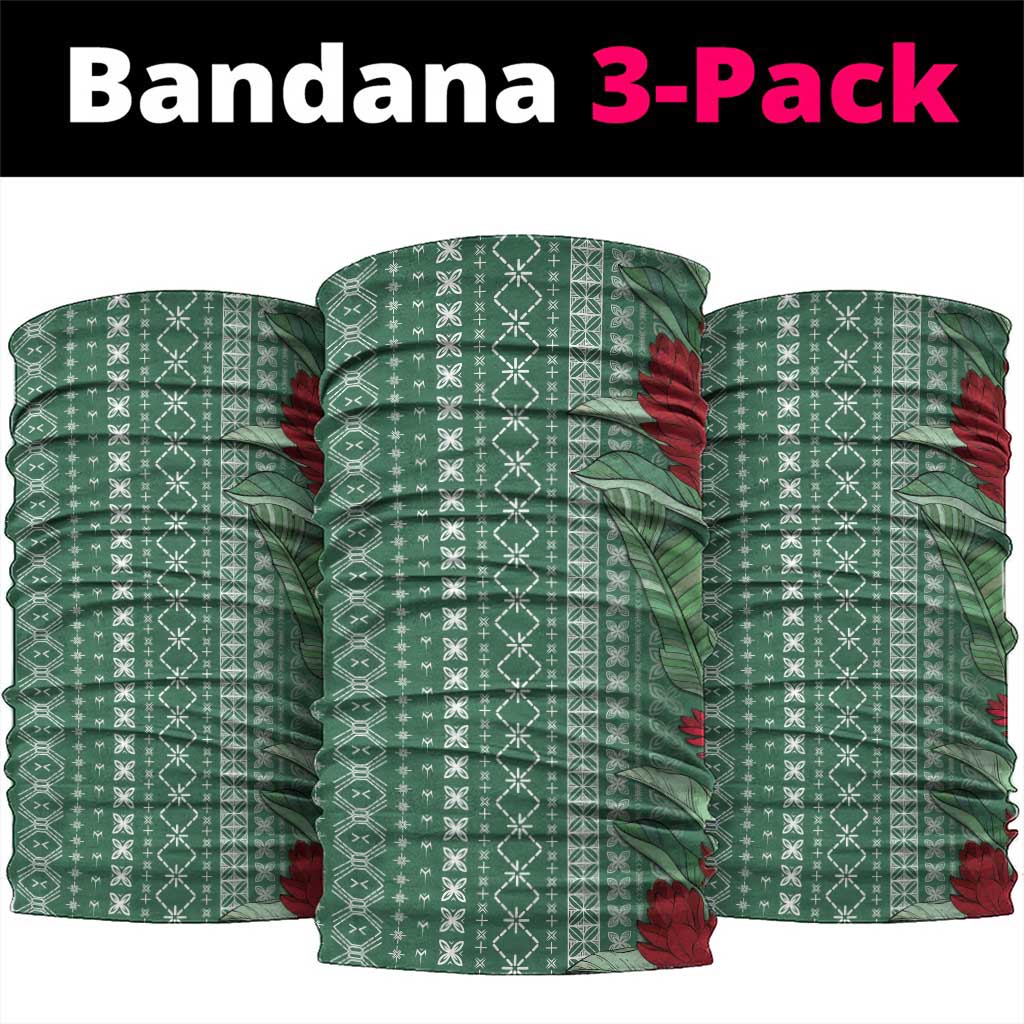 Women's Day Samoa Malu Tattoo Inspired Mix Teuila Neck Gaiter Sage Green