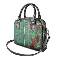 Women's Day Samoa Malu Tattoo Inspired Mix Teuila Shoulder Handbag Sage Green