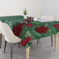 Women's Day Samoa Malu Tattoo Inspired Mix Teuila Tablecloth Sage Green LT7 - Polynesian Pride