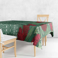 Women's Day Samoa Malu Tattoo Inspired Mix Teuila Tablecloth Sage Green LT7 - Polynesian Pride