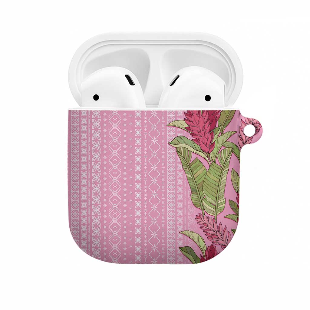 Women's Day Samoa Malu Tattoo Inspired Mix Teuila AirPods Case Rose Pink