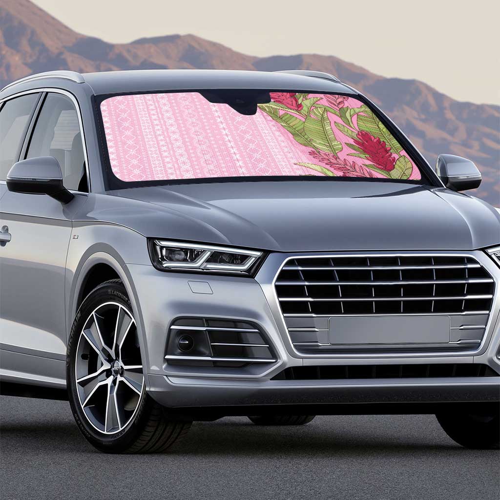 Women's Day Samoa Malu Tattoo Inspired Mix Teuila Auto Sun Shade Rose Pink