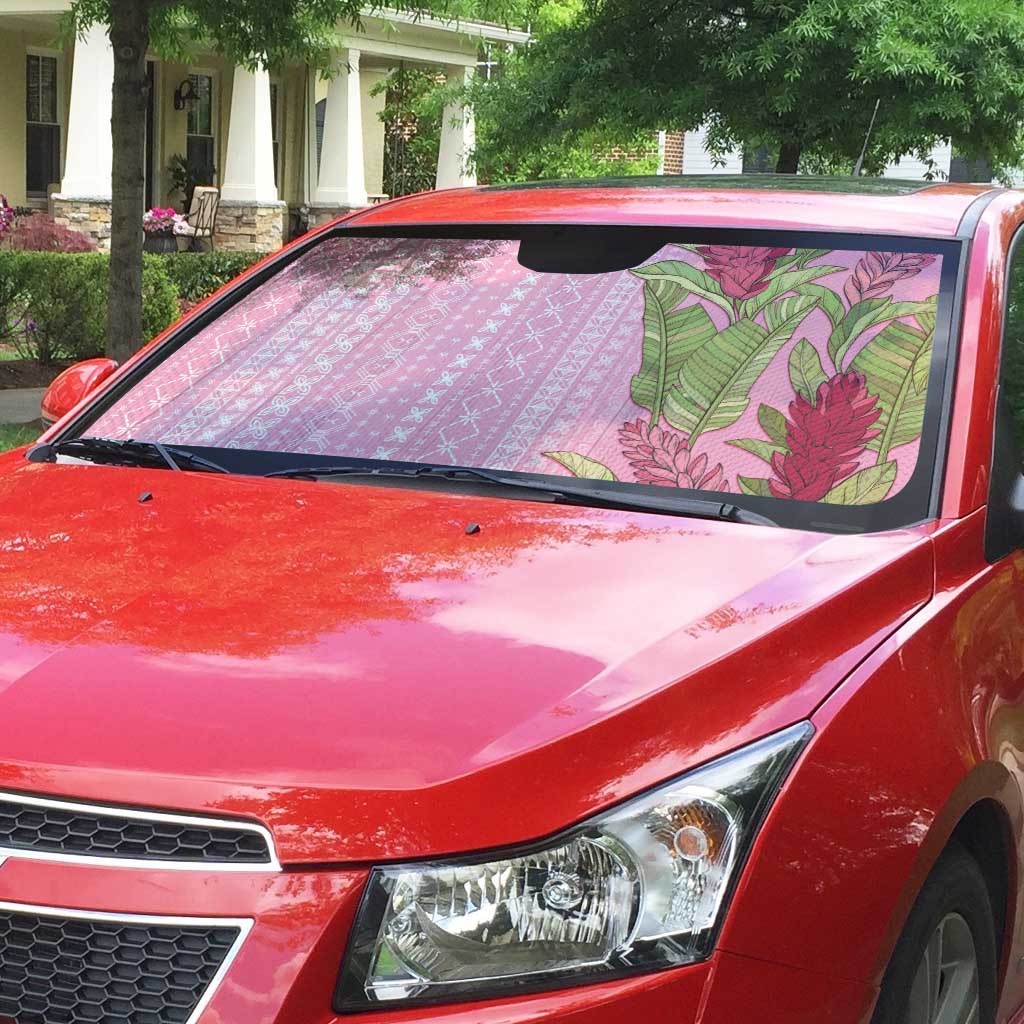 Women's Day Samoa Malu Tattoo Inspired Mix Teuila Auto Sun Shade Rose Pink